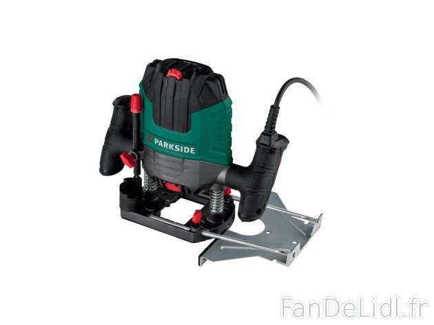 Défonceuse Parkside, le prix 39.99 € 
- 1 200 W
- Raccord pour système d’aspiration ...
