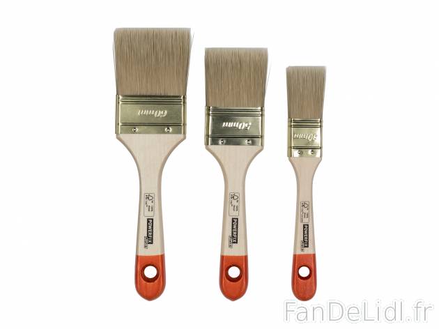 Pinceaux , le prix 2.49 € 
- Set de 3
- Au choix : pour l’application de peinture ...