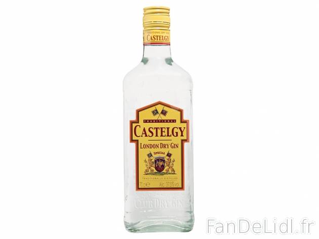 London Dry Gin Castelgy , prezzo 8.39 € per 70 cl, 1 L = 11,99 € EUR. 
- 37,5 ...