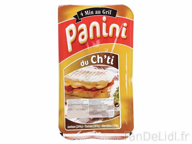 Panini du Ch&apos;ti au Maroilles , prezzo 1.89 € per 250 g, 1 kg = 7,56 € ...