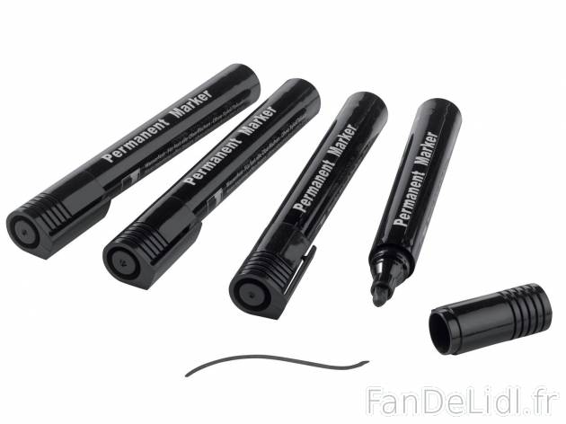 4 marqueurs permanents , prezzo 1.29 € per Le lot au choix 
- Au choix : pointe ...