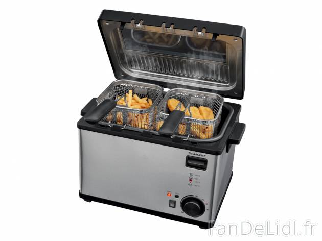 Friteuse en acier inoxydable , le prix 34.99 € 
- Max. 2 000 W
- Les paniers ...