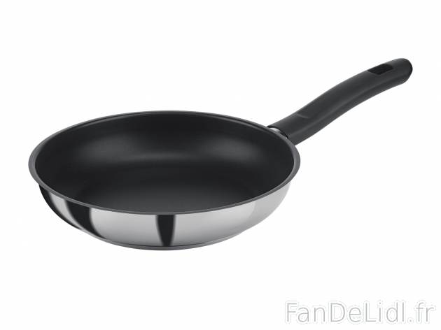 Poêle en acier inoxydable , le prix 12.99 € 
- Ø env. 24 cm
- Fond sandwich ...