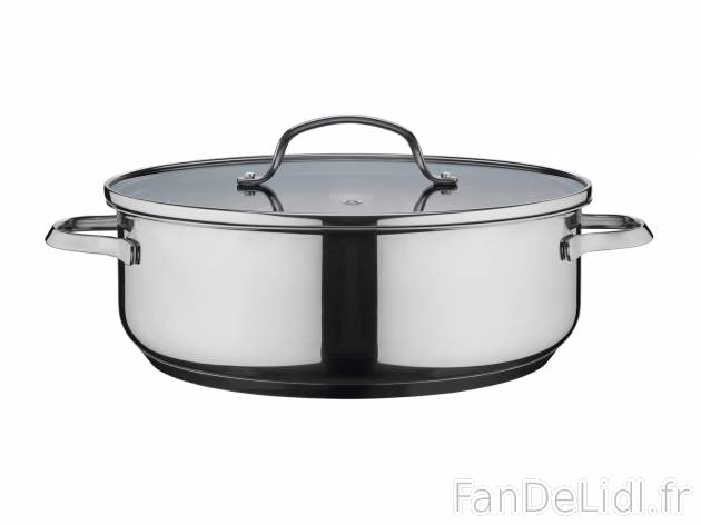 Sauteuse en acier inoxydable , le prix 19.99 € 
- Ø env. 28 cm
- Env. 4 L
- ...