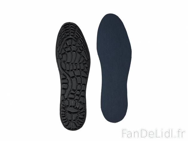 Semelles avec gel , le prix 2.99 € 
- Ex. dessus microfibre et semelle d’usure ...