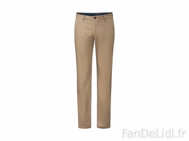 Pantalon en twill , le prix 9.99 € 
- Ex.  98 % coton et 2 % élasthanne (LYCRA®).
- ...