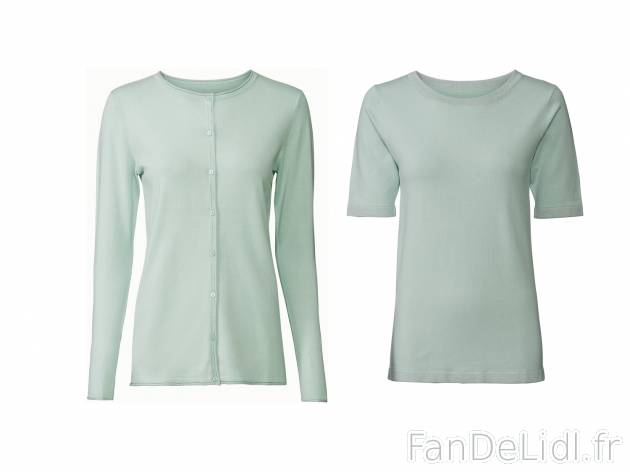 Twin-set , le prix 14.99 € 
- Ex. 80 % viscose (LENZING™ ECOVERO™) et 20 ...