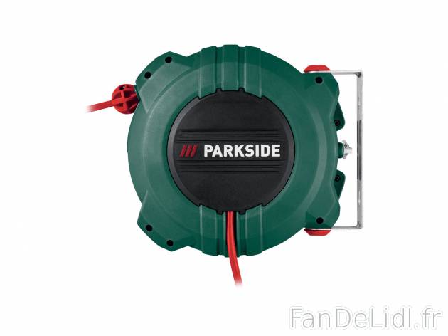 Enrouleur de tuyau Parkside , le prix 21.99 € 
- Pression de service réglable ...