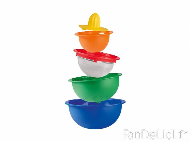 5 ustensiles de cuisine , prezzo 9.99 € per Le set 
- Embout presse-agrumes avec ...