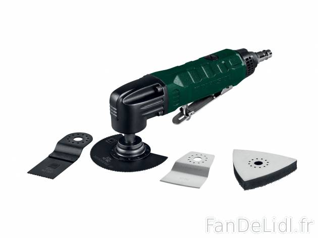 Outil multifonction Parkside, le prix 39.99 € 
- 4 en 1 : pour couper, scier, ...