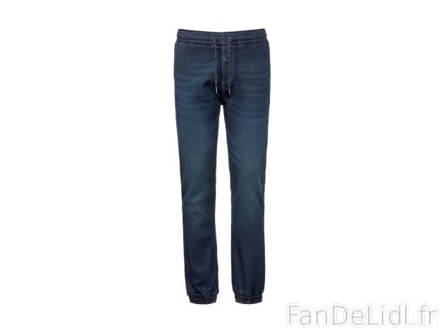 Jogging denim homme , le prix 11.99 € 
- Du 38 au 48 selon modèle.
- Ex. 71 ...