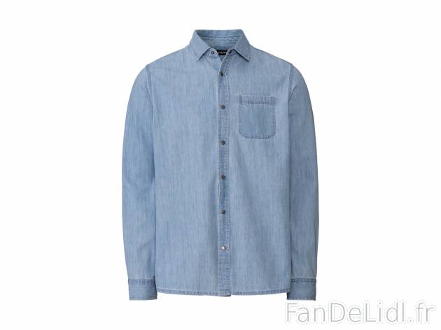 Chemise en jean homme , le prix 8.99 € 
- Du S au XL selon modèle.
- Ex. 100 ...