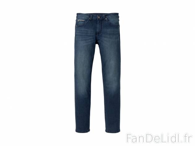 Jean homme , le prix 11.99 € 
- Du 38 au 46 selon modèle.
- Ex. 99 % coton ...