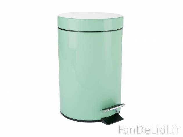 Poubelle de salle de bains , le prix 5.99 € 
- Env. 16,5 x 26 cm (Ø x h)
- ...