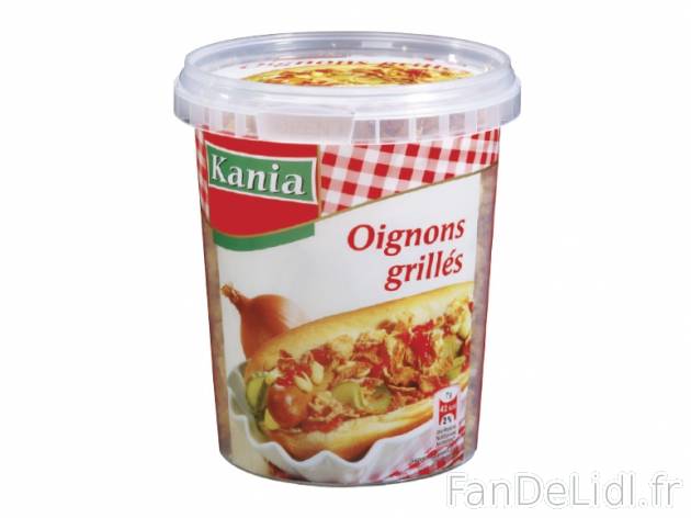Oignons grillés , prezzo 1.49 € per 150 g, 1 kg = 9,93 € EUR.