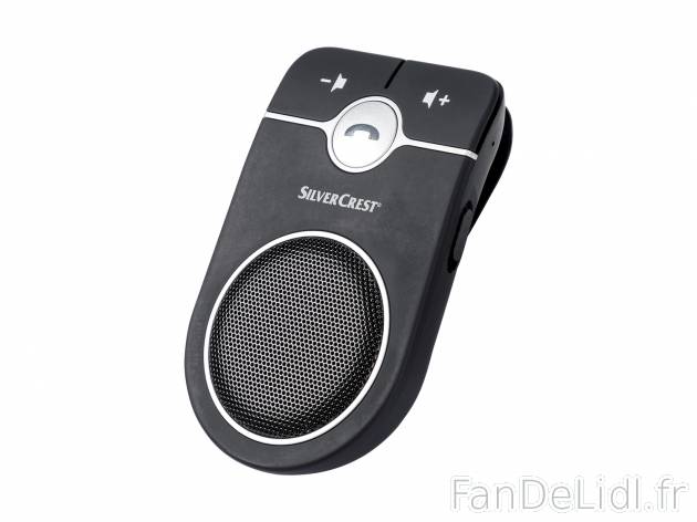 Kit mains-libres voiture , le prix 14.99 € 
- Bluetooth®
- Fixation au pare-soleil
- ...