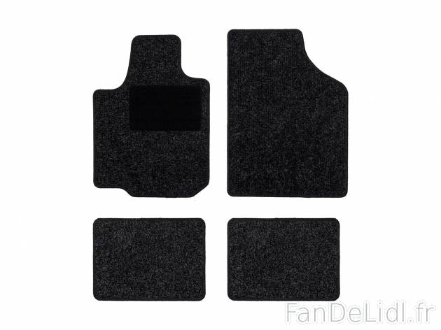 Set de tapis de voiture universels , le prix 6.99 €  
-  Set de 4