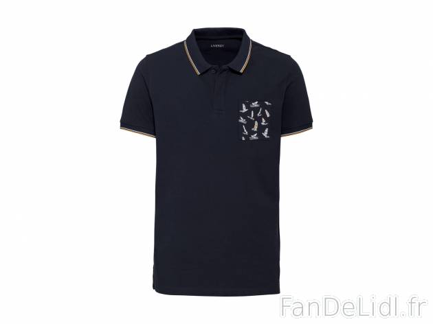 Polo homme , le prix 5.99 € 
- Du S au XL selon modèle.
- Ex. 100 % coton et ...