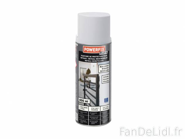 Peinture de protection pour métaux , le prix 2.99 € 
- Env. 400 ml
- 2 en 1 ...