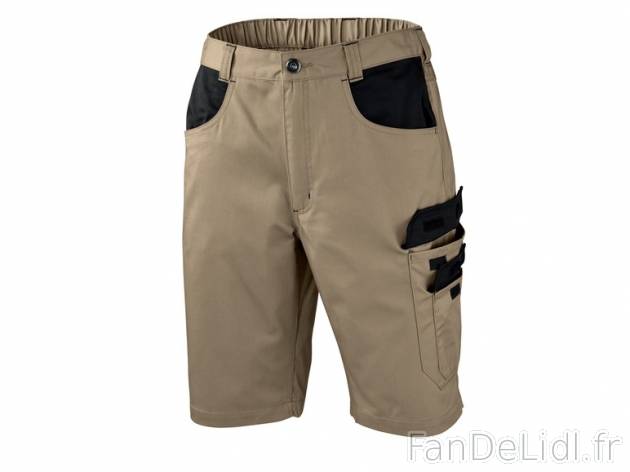 Short de travail , prezzo 9.99 € per L&apos;unité 
- Ex. : 65 % polyester ...