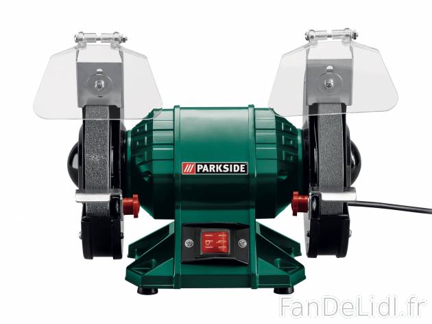 Touret à meuler double Parkside, le prix 21.99 € 
- 200 W
Carctéristiques ...