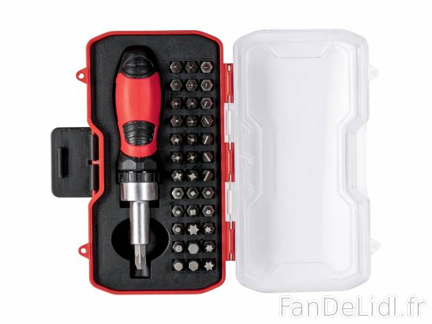 Outils de précision , le prix 3.99 € 
- Tournevis à cliquet et accessoires 
- ...