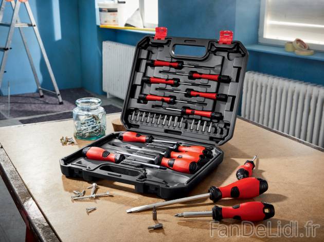 Set de tournevis , le prix 8.99 € 
- Set de 32
- En acier chrome-vanadium et ...