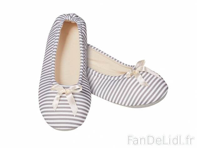 Ballerines d&apos;intérieur femme , prezzo 2.49 € per La paire au choix 
- ...