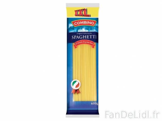 Spaghetti , prezzo 0.42 € per 600 g, 1 kg = 0,70 € EUR. 
- 500 g + 100 g GRATUITS ...