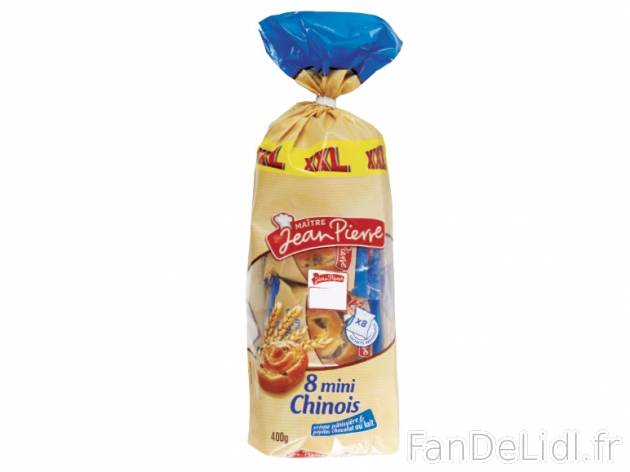 8 mini chinois , prezzo 1.49 € per 400 g, 1 kg = 3,73 € EUR. 
- 300 g + 100 ...