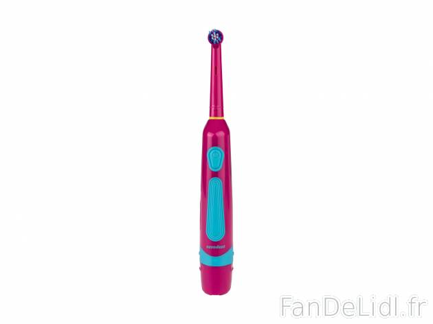 Brosse à dents électrique enfant Nevadent , le prix 7.99 € 
- Système à oscillations ...