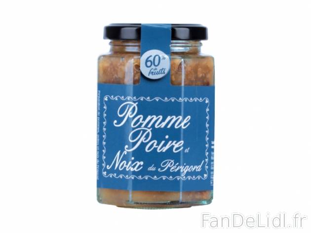 Préparation de pomme, poire et noix du Périgord , prezzo 1.99 € per 305 g, 1 ...