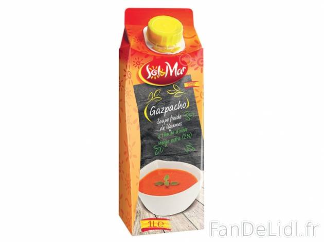 Gaspacho , prezzo 1.79 € per La bouteille de 1 L