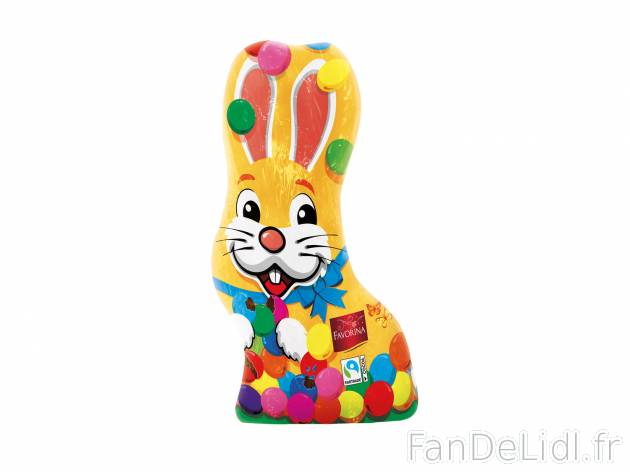 Lapin de Pâques , le prix 1.39 € 
- Avec 20 % de dragées au chocolat au lait
Caractéristiques

- ...
