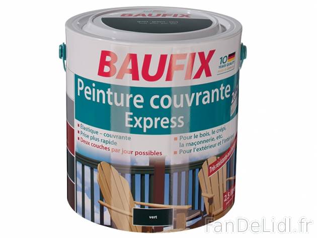 Peinture express , prezzo 13.99 € per Le pot de 2,5 L au choix, 1 L = 5,60 € ...