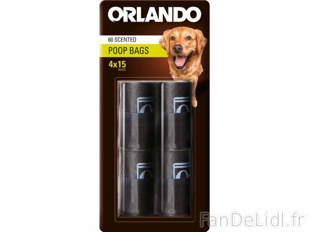 Sac à déjections canine , le prix 1.39 €  
-  Inédit chez Lidl