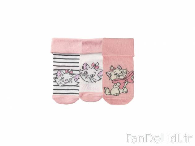 Socquettes bébé , le prix 1.99 € 
- Lot de 3 paires
- Ex. 71 % coton, 27 % ...