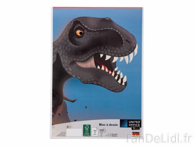 Bloc à dessin A4 , prezzo 0.99 € per L&apos;unité au choix 
- 1 000 feuilles ...