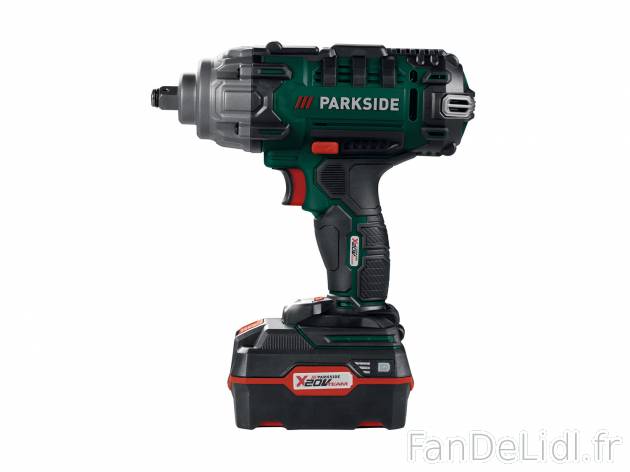 Visseuse à chocs sans fil Parkside, X20VTeam , le prix 74.99 € 
- Convient parfaitement ...