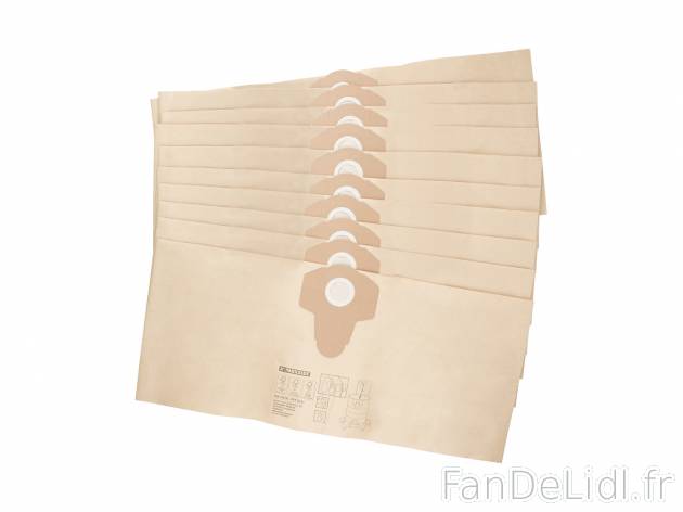 Sacs pour aspirateurs , le prix 7.99 €  
-  Lot de 10