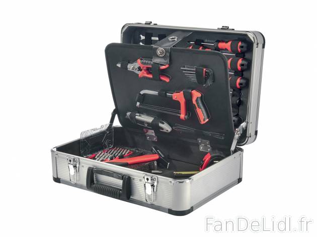 Boîte à outils , le prix 64.99 € 
- 101 pièces
- 5 embouts
Caractéristiques

- ...