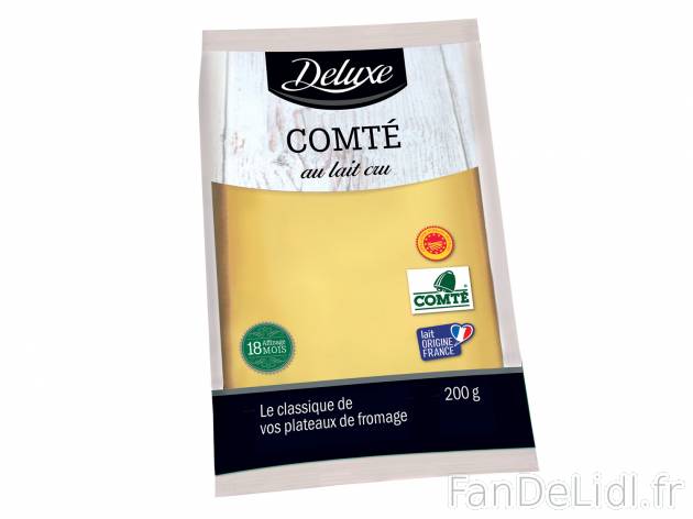 Comté AOP , le prix 3.89 € 
- Affinage 18 mois
Caractéristiques

- Rayon ...
