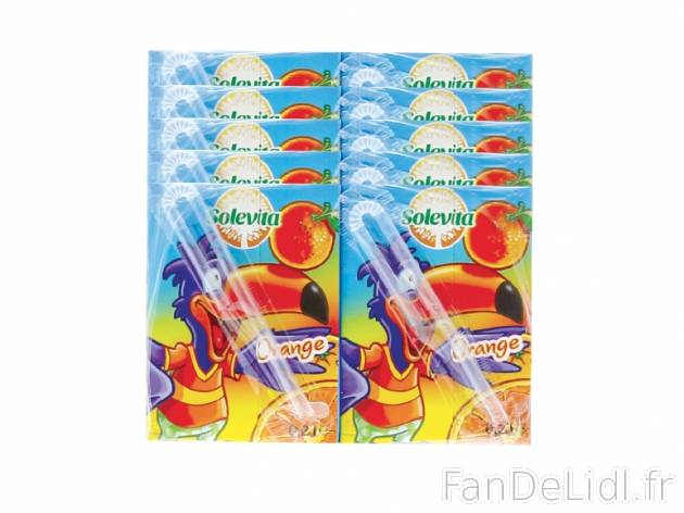 10 boissons aux fruits , prezzo 1.45 € per 10 x 20 cl au choix, 1 L = 0,73 € ...