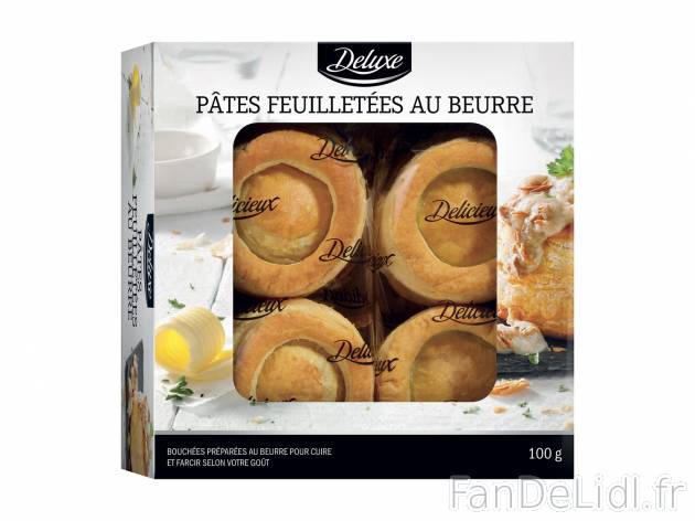 Pâtes feuilletées au beurre , le prix 1.29 €