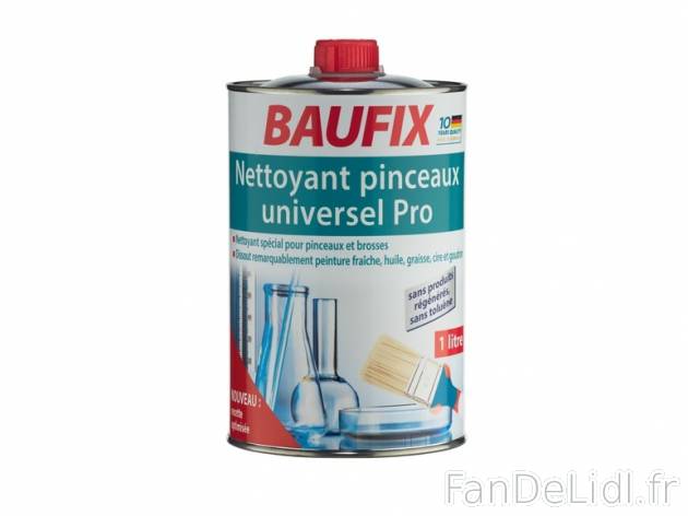 Nettoyant pinceaux , prezzo 2.99 € per Le pot de 1 L 
- Nettoyant spécial pour ...