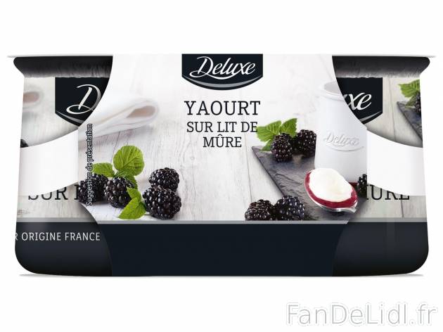 2 yaourts , le prix 1.79 &#8364; 
- Au choix : sur lit de caramel beurre sal&eacute; ...