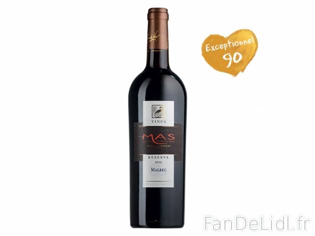 Oc Malbec Jean-Claude Mas Réserve Vinus 2015 IGP , prezzo 4.99 &#8364; 
- Temp&eacute;rature ...