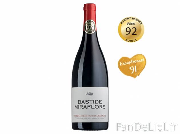Côtes du Roussillon Bastide Miraflors Syrah &amp; Vieilles Vignes de Grenache ...