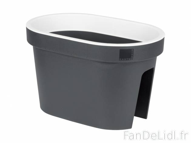 Pot de fleurs pour balustrade , le prix 3.99 € 
- Env. 39,5 x 26 x 24,5 cm (L ...