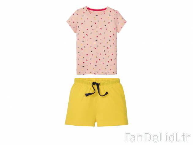 Pyjashort fille Pepperts, le prix 4.99 € 
- 100 % coton
- Du 6-8 ans (122/128 ...